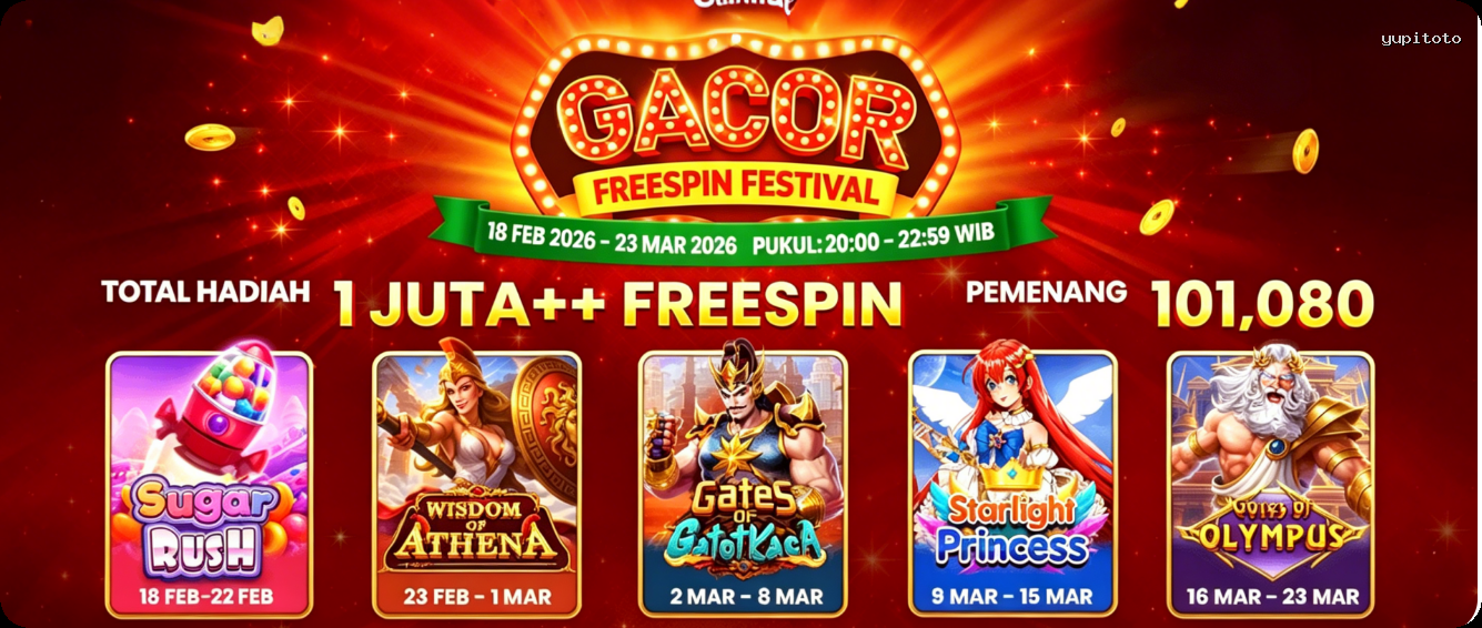 Login yupitoto Sekarang Bonus Melimpah
